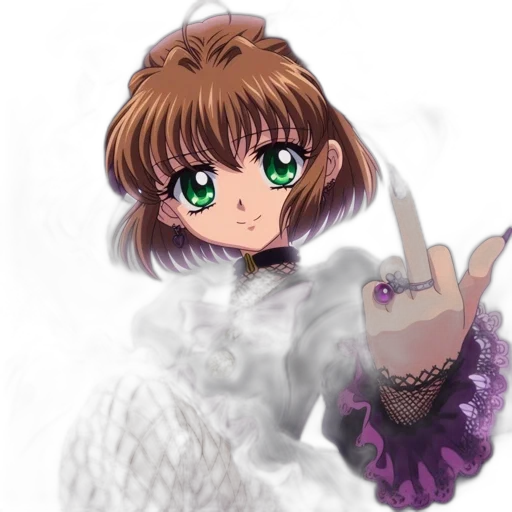 weapon, staff, creature, flower transparent PNG cut-out