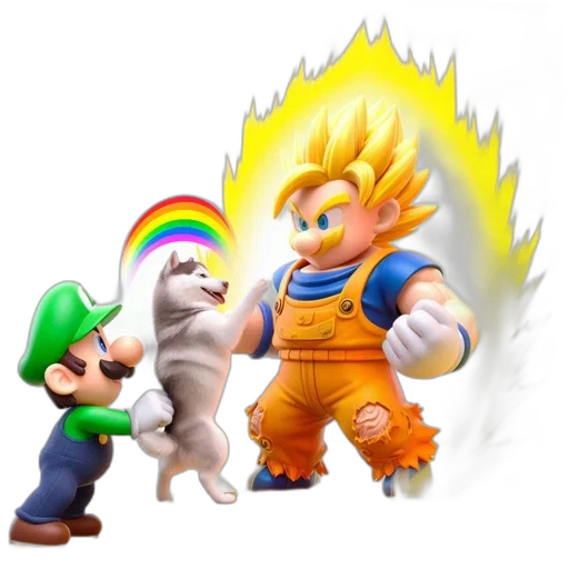 concept art, 3d render, pixel art, fantasy art transparent PNG cut-out