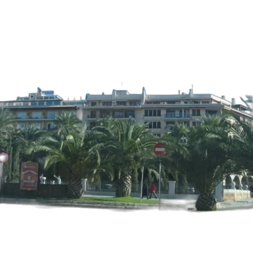 building, photorealistic, 3d render, city street transparent PNG cut-out