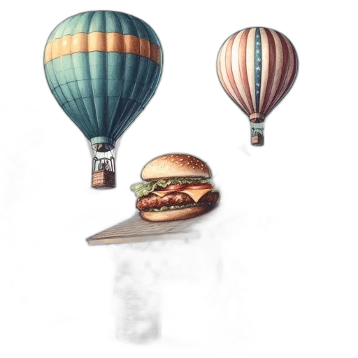 food, concept art, photorealistic, 3d render transparent PNG cut-out