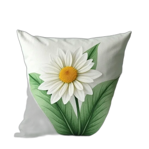 flower, photorealistic, 3d render, green transparent PNG cut-out