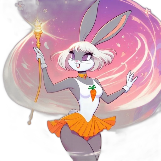 staff, dress, weapon, creature transparent PNG cut-out