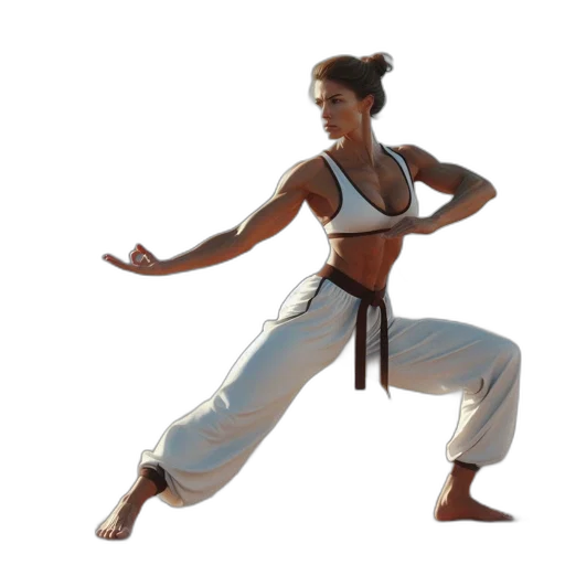 staff, woman, white, sports transparent PNG cut-out