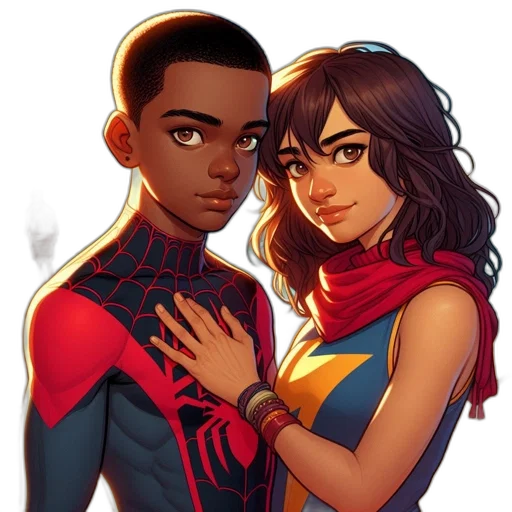 comic book art, concept art, cartoon, fantasy art transparent PNG cut-out