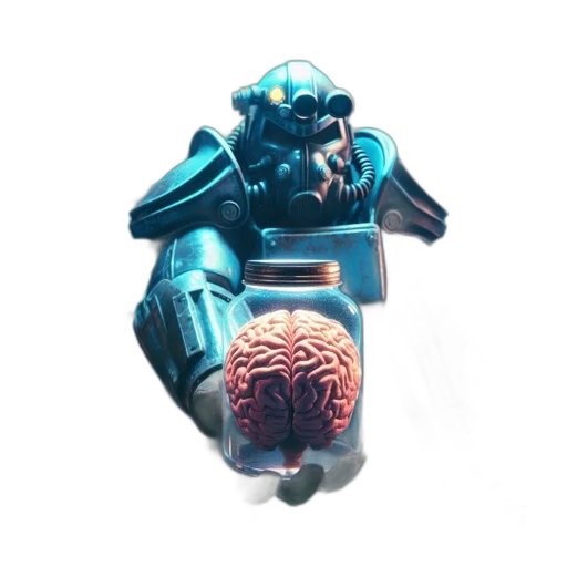 robot, weapon, jacket, mask transparent PNG cut-out