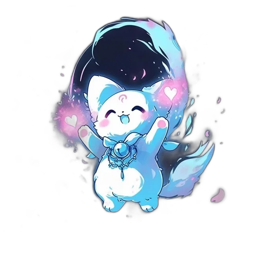staff, creature, concept art, watercolor transparent PNG cut-out