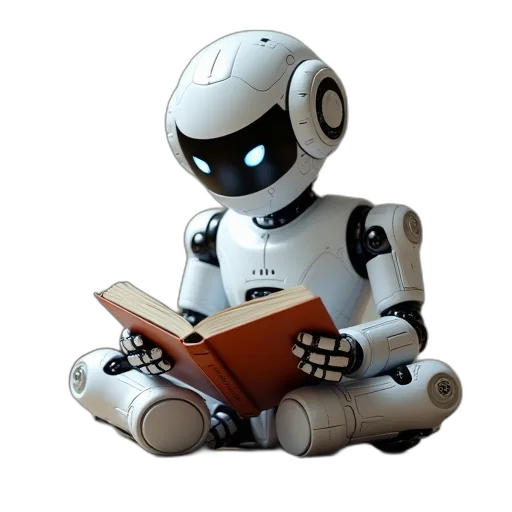 robot, 3d render, concept art, cyberpunk transparent PNG cut-out