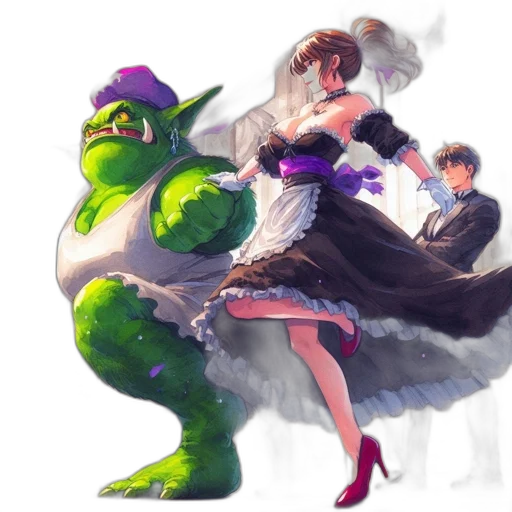 dress, dragon, concept art, fantasy art transparent PNG cut-out