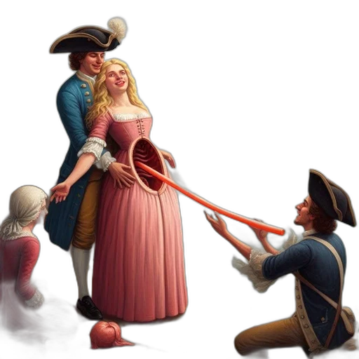 staff, sword, weapon, dress transparent PNG cut-out