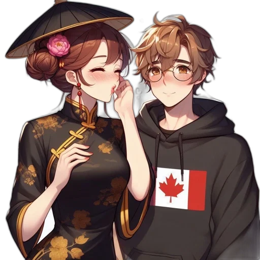 hat, crown, flower, anime transparent PNG cut-out