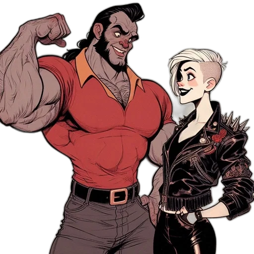 jacket, comic book art, concept art, cartoon transparent PNG cut-out