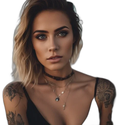jewelry, face, dress, hair transparent PNG cut-out