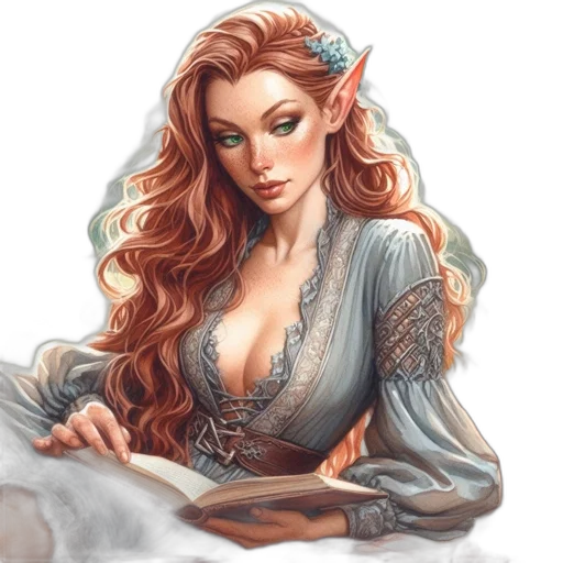 dress, jewelry, fantasy art, concept art transparent PNG cut-out