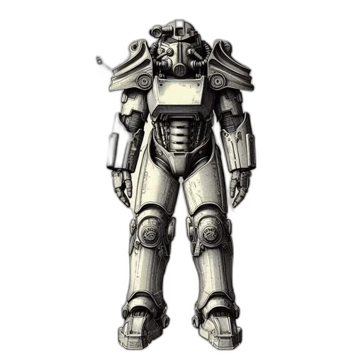 robot, weapon, jacket, concept art transparent PNG cut-out