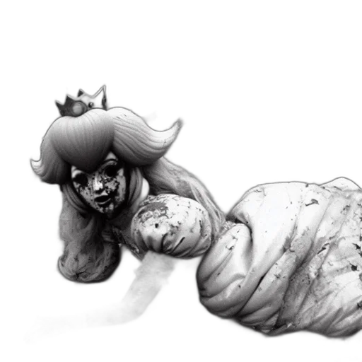 creature, crown, hair, mask transparent PNG cut-out