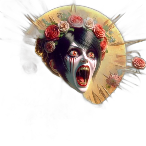 mask, face, creature, crown transparent PNG cut-out