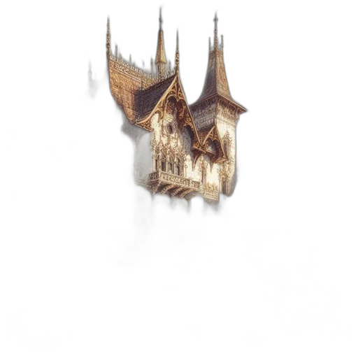 crown, dragon, jewelry, building transparent PNG cut-out