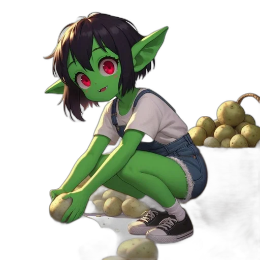 staff, creature, food, weapon transparent PNG cut-out