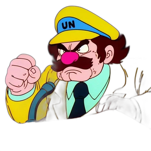 staff, hat, weapon, cartoon transparent PNG cut-out