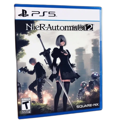 robot, 3d render, concept art, nier transparent PNG cut-out