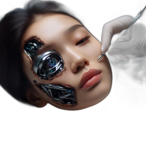 robot, mask, face, jewelry transparent PNG cut-out