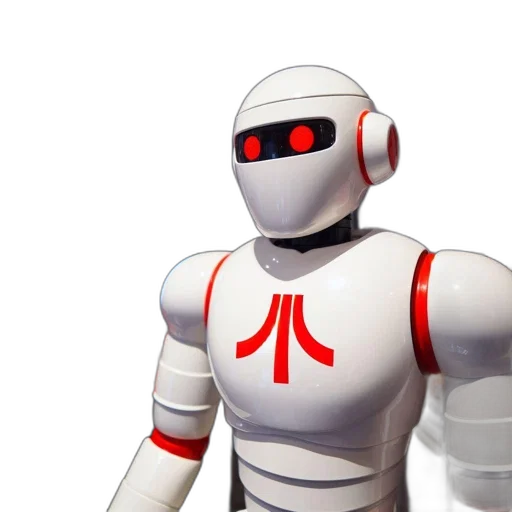 robot, 3d render, concept art, cyberpunk transparent PNG cut-out