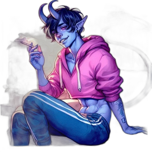 jacket, dragon, staff, concept art transparent PNG cut-out