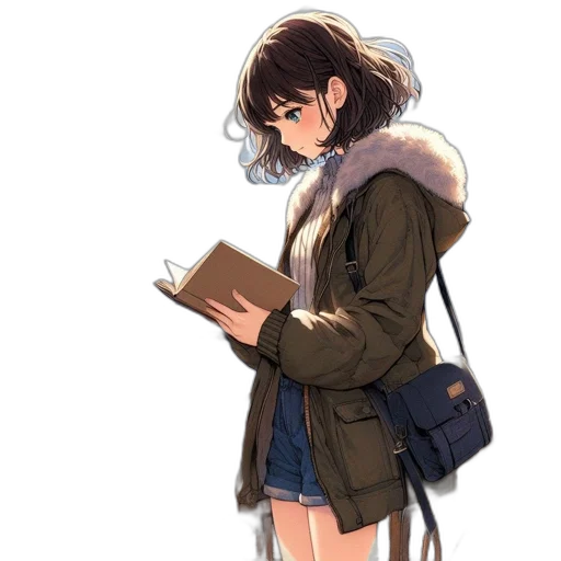 jacket, dress, hat, weapon transparent PNG cut-out