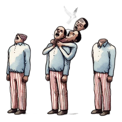 jacket, concept art, three, men transparent PNG cut-out