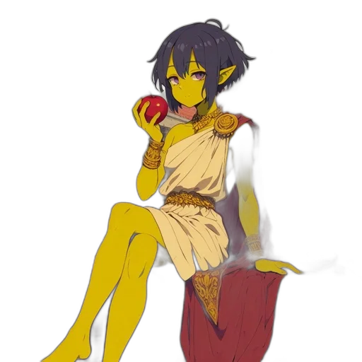 dress, concept art, fantasy art, anime transparent PNG cut-out