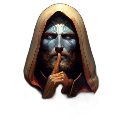 mask, face, staff, sword transparent PNG cut-out