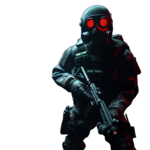 mask, weapon, robot, staff transparent PNG cut-out