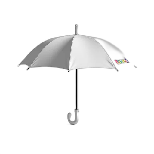 umbrella, staff, 3d render, rain transparent PNG cut-out