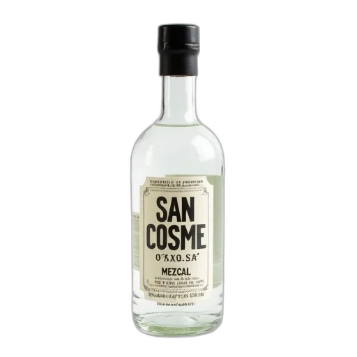 bottle, clear, glass, black transparent PNG cut-out