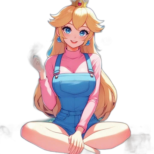 dress, staff, weapon, anime transparent PNG cut-out