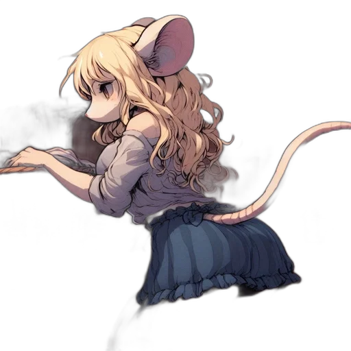 staff, hat, animal, creature transparent PNG cut-out