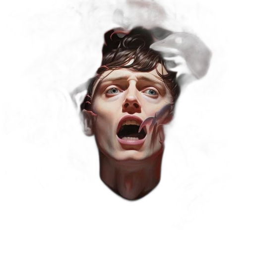 face, mask, creature, umbrella transparent PNG cut-out