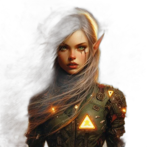 face, jacket, fantasy art, concept art transparent PNG cut-out