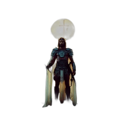 sword, staff, weapon, robot transparent PNG cut-out