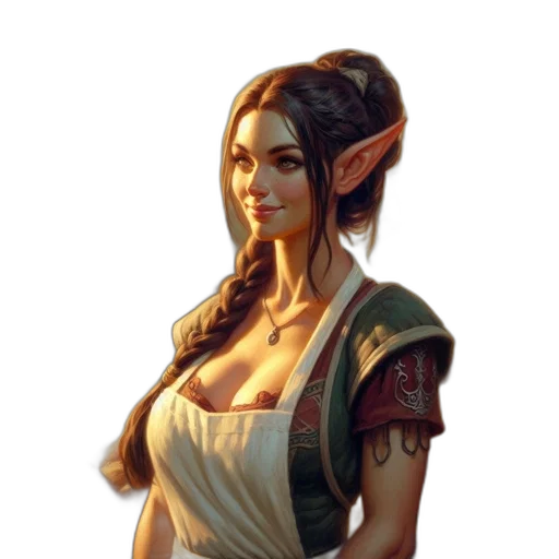 staff, dragon, face, dress transparent PNG cut-out