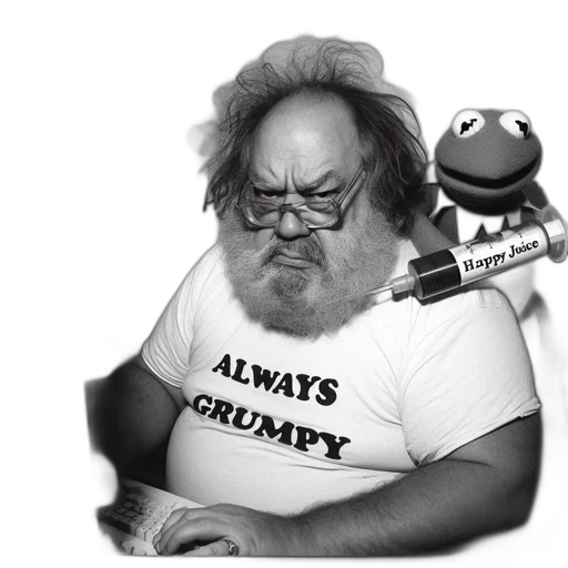 staff, man, beard, glasses transparent PNG cut-out