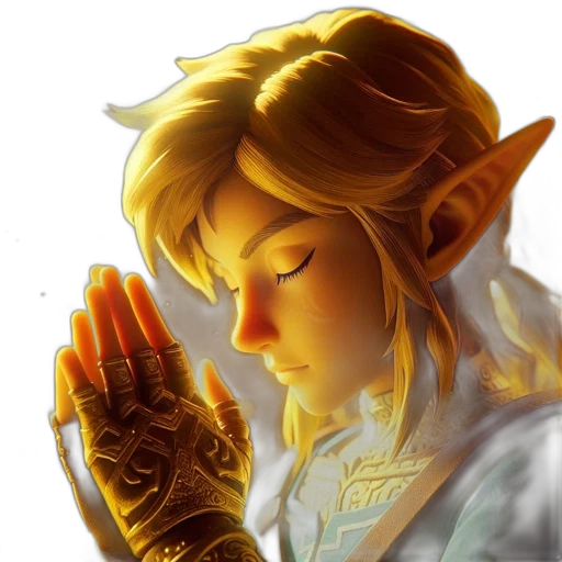 face, fantasy art, concept art, pixel art transparent PNG cut-out
