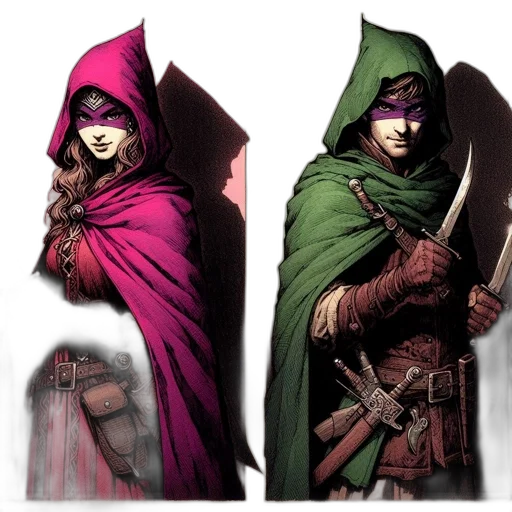 concept art, comic book art, fantasy art, pixel art transparent PNG cut-out