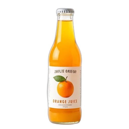 bottle, food, orange, juice transparent PNG cut-out