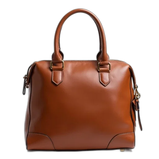 earth tones, brown, leather, handbag transparent PNG cut-out