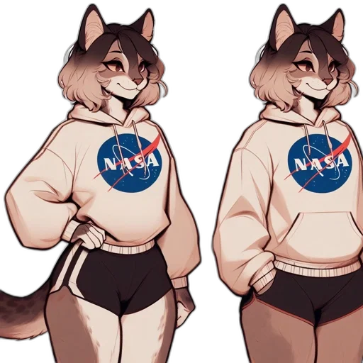 jacket, staff, dress, creature transparent PNG cut-out
