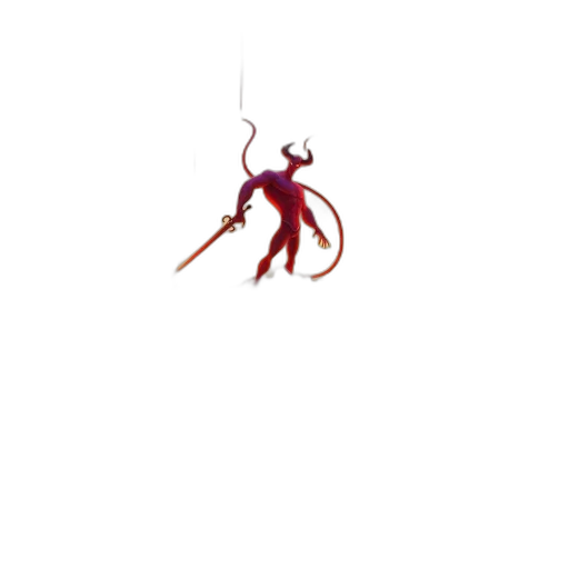 dragon, staff, creature, animal transparent PNG cut-out
