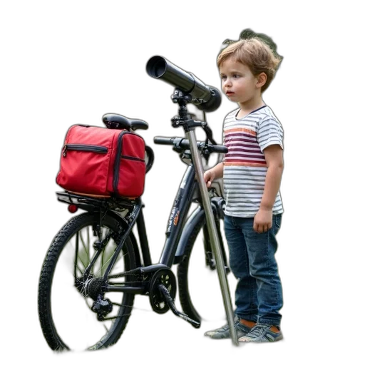 photorealistic, young, boy, striped transparent PNG cut-out