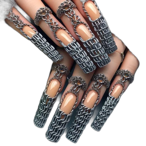 jewelry, cyberpunk, photorealistic, 3d render transparent PNG cut-out