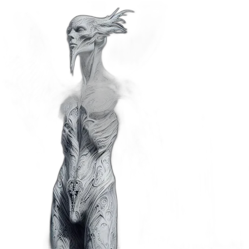 creature, dress, dragon, mask transparent PNG cut-out